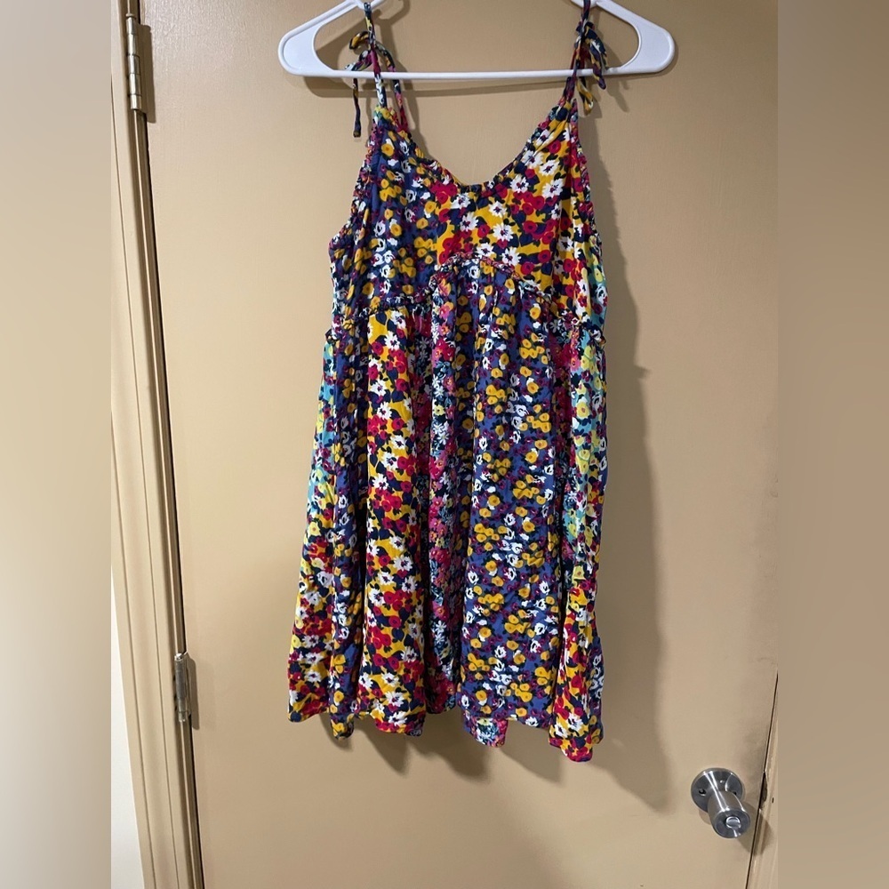 Patrons of Peace Yellow Floral Tunic Top - Picture 6 of 8